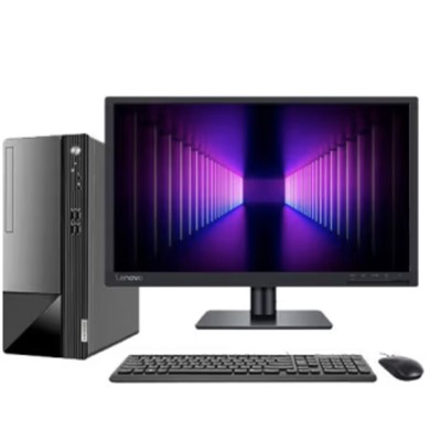 联想/LENOVO M460 液晶显示器 12代酷睿i5-12400台式电脑全套家用办公商用台式机 主机+23.8英寸高清显示器 i5 16G内存 512G固态 集显